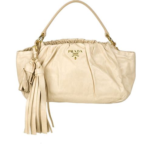 prada creme|cream Prada bag.